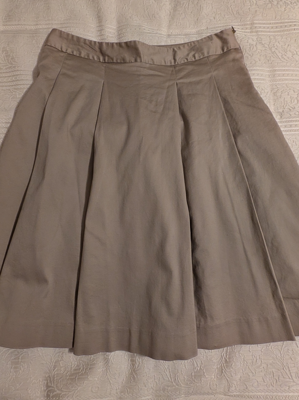 Merona A-Line Skirt in Taupe